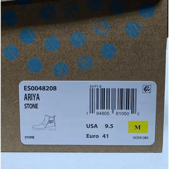 Eurosoft bv Sofft Ariva Side Buckle Ruched Boots Chunky Sz 9.5 Stone Brown $89 - Picture 12 of 12